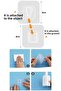 10 Pairs of Wall-Punching Snap-On Adhesive Waterproof Hanger Fixing Table Clips - 5