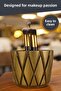 Makeup Organizer, Makeup Brush Holder, Makeup Brush Holder, Gold Antique Finish, Model 18 - 5