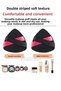 2 Pcs Black Velvet Puff - Face Contour & Makeup Cloth Sponge, Cotton Washable Cosmetic Foundation - 6