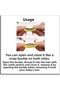 Hairless Baby Buckle Trend Butterfly Set of 2 Handmade Baby Gift Newborn Baby Buckle - 4