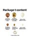 Balloon Set Retro White-Chrome Gold-Caramel 100-Piece Balloon Chain Set - 2
