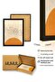 Set of 3 Paintings with Wooden Black Frame - 2