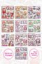 10 Sheets Cute Girl and Teddy Bear Sticker Set - Pen Notebook Water Bottle Special Cut Sticker Set - 5