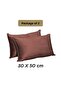 طقم وسائد ديكور مخملية من قطعتين تصميم متين - 50x30 سم - 3