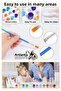 Acrylic Paint 3ml 12 Colors with Painting Brush 3 Pack Mini Small Acrylic Paint for Stone Wood Ceramic Canvas Plaster - 4