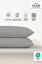 |   Set of 2 Towel Textured Pillowcases |   50 X 70 |   Zippered |   Soft Terry Fabric - 2