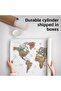 Wall Cover / Carpet Detailed Turkish Current World Map Quality Canvas Fabric-3963 - 6