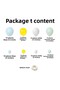 Balloon Set Macaron Blue-Yellow-White-Green 100 Piece Balloon Chain Set - 2