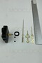 Clock Machine, Acar Silent Wall Clock Mechanism, 22 mm Shaft, Scorpion-Equator-Second-(with Hanger) - 3