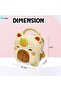 Interlocking Metal Piggy Bank with Cute Capybara Design – 10.5X13X9.5 Cm, Colorful - 5