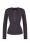 Wardrobe Essentials Antrasit Fitted/Vücuda Oturan Fitilli Triko Kazak | TWOAW26KZ00083 - 5
