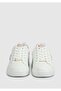 EXXY 4PR Women's White Sneakers - 3