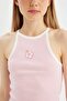 Coool Fitted Printed Ribbed Camisole Undershirt D4246Ax24Hs - 5