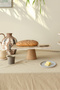 Travertine 30X20 cm Conical Wooden Leg Presentation Stand - 3