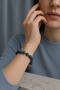 Certified Azurite-Malachite Natural Stone Bracelet 6-8 mm - 3