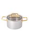 Assos Midi 3-Piece Titanium Gold Pot Set - 7