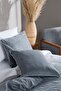 Linda Indigoo Velvet Double Duvet Cover Set 200X220 with 4 Pillows 5010 - 8