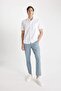 Regular Fit Summer Polo Neck Short Sleeve Shirt D4498Ax24Sm - 2