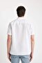 Regular Fit Summer Polo Neck Short Sleeve Shirt D4498Ax24Sm - 6