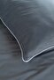 Linda Indigoo Velvet Double Duvet Cover Set 200X220 with 4 Pillows 5010 - 3