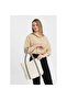 Canvas Shoulder Bag/ Navy Blue - 6