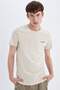 Slim Fit Crew Neck Printed Short Sleeve T-Shirt C3947Ax24Sm - 6