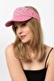 Stoned Pink Tennis Visor Open Top Women's Hat - 2