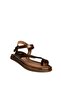 U390903603 Brown Genuine Leather Women's Sandals - 5