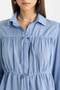 Relaxed Fit Long Sleeve Tunic Shirt - D1850AX24SM - 5