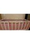 Baby Pink Gray Zigzag Crib Edge Protection 100x200 4 Pieces For Montessori - 3