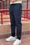 Men'S, Elastic Waist, Ribbed Detail, Cotton, Linen Woven, Regular Fit, Cargo Pocket Pants Inp293 - 6