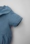 Baby Girl Newborn Short Sleeve Soft Jean Jumpsuit Pantyhose 2-Piece Set C2669A524Sm - 3