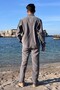 Men'S, Modal, Old Money Culture, Regular Fit, Hi-Quality Shirt-Pants Suit G15-304 - 6