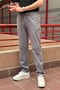 Men &Apos; S, Elastic on the Waist, Regular Fit, Linen Weaving, Cotton Old Money Culture Trousers 300 - 4