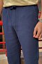 Elastic Waist, Lace-Up, Oversize Fit, 100% Cotton Muslin Woven, Summer & Spring Season Pants 295 - 6