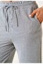 Women's Waterway Fabric Wide Leg Striped Lace-Up Double Pocket Pants - 6