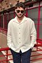 Apaş Collar, Muslin Cloth, Summer&Spring, Breathable, 100% Cotton, Oversize Shirt G11 - 3