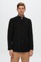 Ds Damat Regular Fit Black Stand Collar Stamp Coat - 2