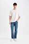 Sergio Regular Fit Regular Fit Regular Waist Tube Leg Jean Trousers D0606AX24SP - 4