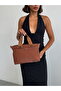 Stylish Quality Medium Size Soft Leather Multi-Pocket Hand and Shoulder Bag. Boy 21 cm Width 33 cm - 4