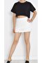 Double Slit Flap Shorts Skirt with Shorts Look on the Back