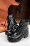 Grant Women's Genuine Leather Boots-black