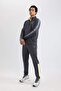 Heavy Fabric - Fit Slim Zip Printed Sweatshirt B5143Ax24Sp - 3