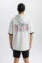 Defactofit Nba Brooklyn Nets Oversize Wide Fit Hooded Short Sleeve T-Shirt B9898Ax24Sm - 7