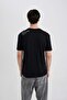 Regular Fit Crew Neck Printed Short Sleeve T-Shirt B8481AX24SM - 6