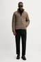 Men's Lightweight Nylon Quilted Puffer Brown Jacket Lv04Lc506G-Pdk - 2