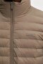 Men's Lightweight Nylon Quilted Puffer Brown Jacket Lv04Lc506G-Pdk - 4
