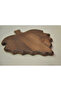 Wooden Sycamore Leaf, Organizer, Multi-Purpose Stand Cutting Board 21 cm X 28 cm - 6