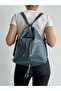 New Casual Model Quality Soft Leather Fullly Detail Compartmented Large Size Back and Shoulder Bag - 6