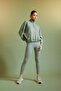 Defactofit Crop Stand Collar Basic Plain Sports Sweatshirt with Elastic Hem C3747Ax24Sp - 2